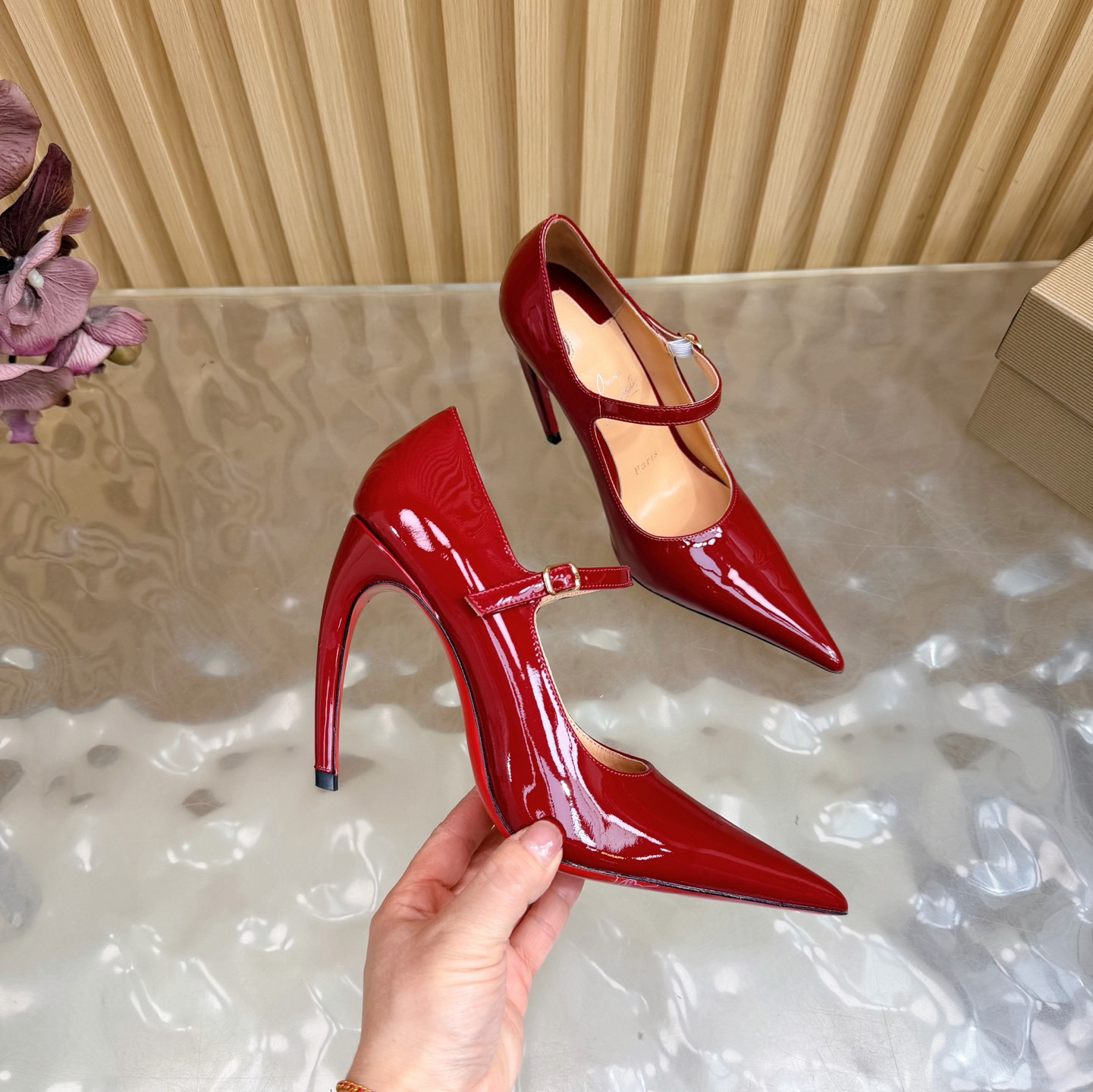 ua Chr1st1an louboutin mary jane pumps 15cm heel
