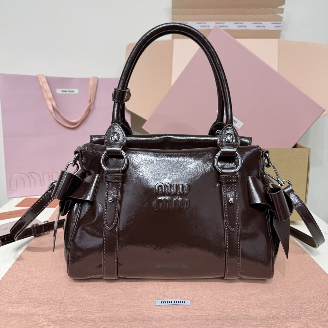 Miu Miu Motorcycle Bag 5BA327 27x22x13cm