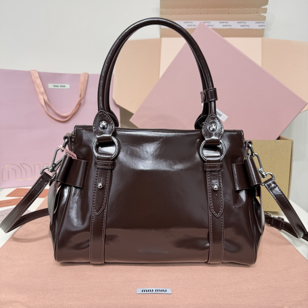 Miu Miu Motorcycle Bag 5BA327 27x22x13cm