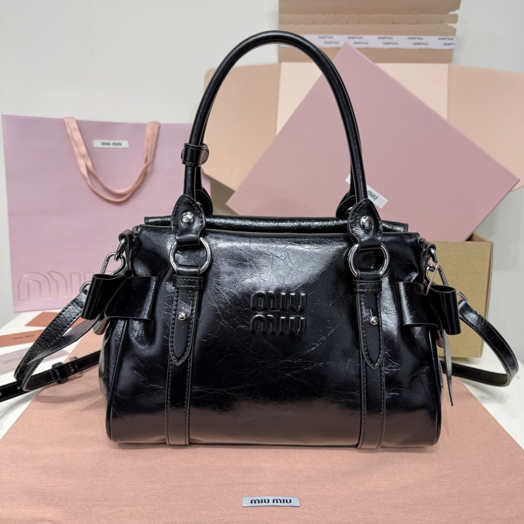 Miu Miu Motorcycle Bag 5BA327 27x22x13cm