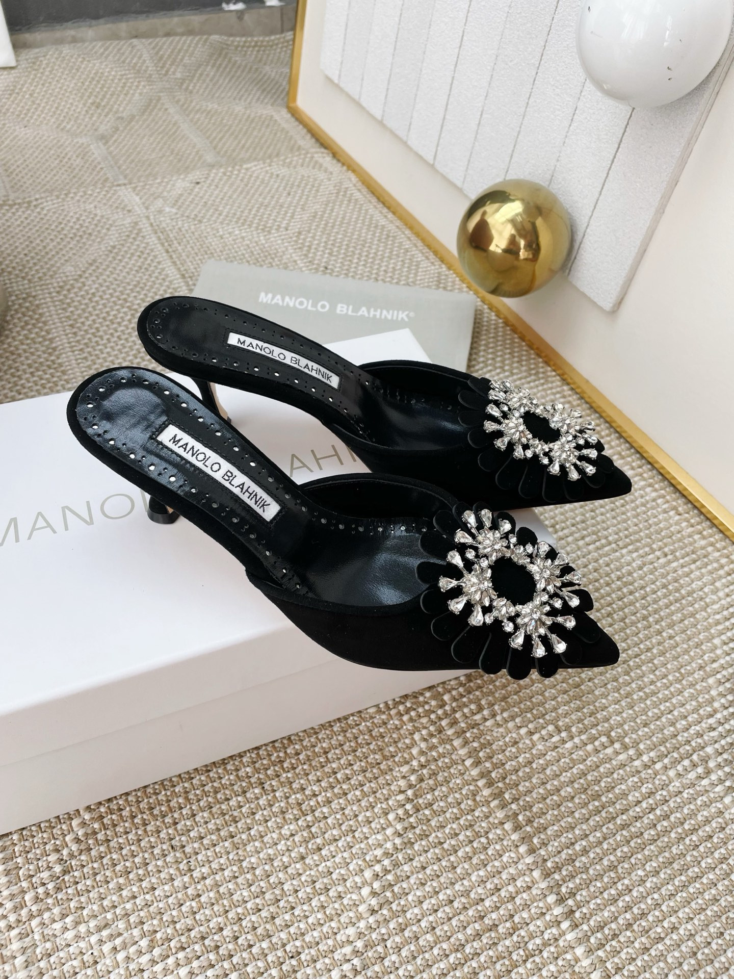 ua man010 B1ahn*k shogmu mules 50mm