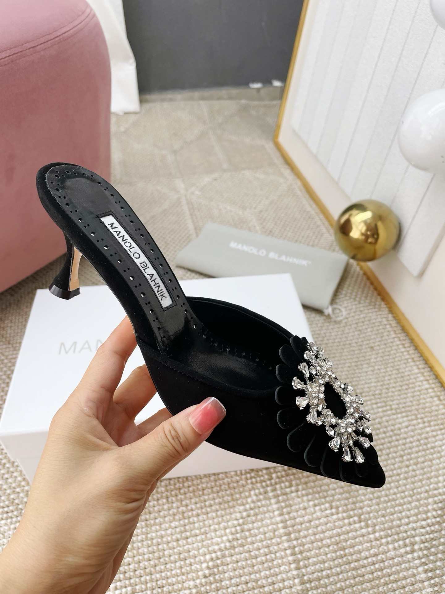 ua man010 B1ahn*k shogmu mules 50mm