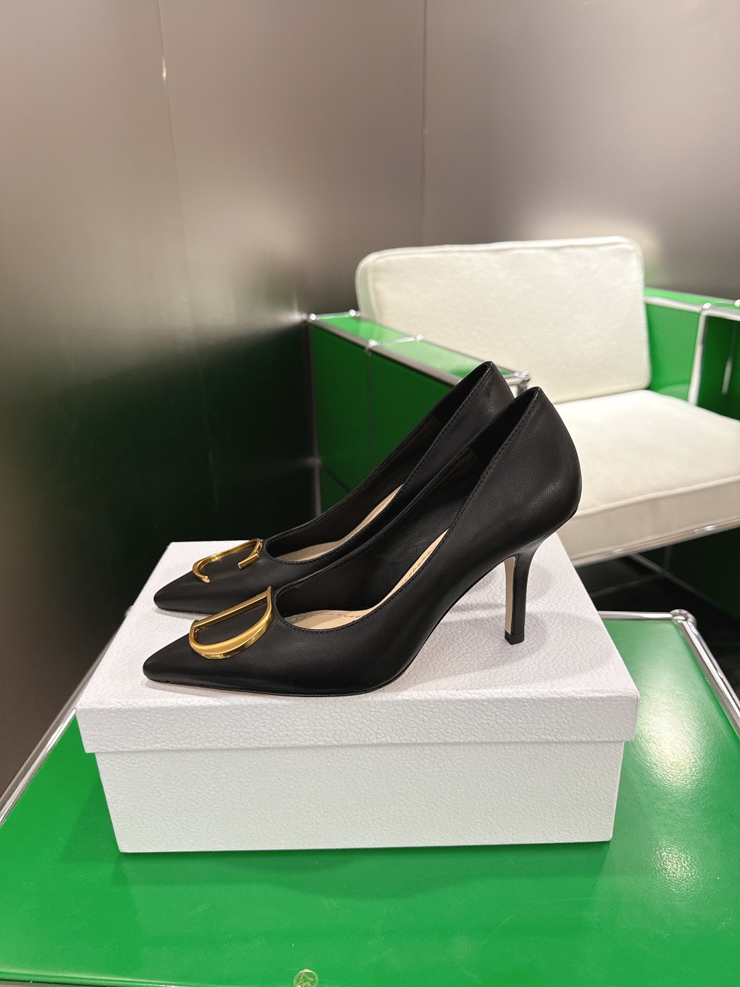ua D10r initials pump 8.5cm heel