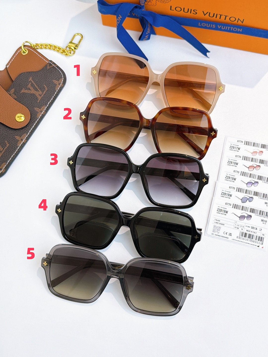 LV Aura Square Sunglasses Z2819W Z2917W 58-17-145