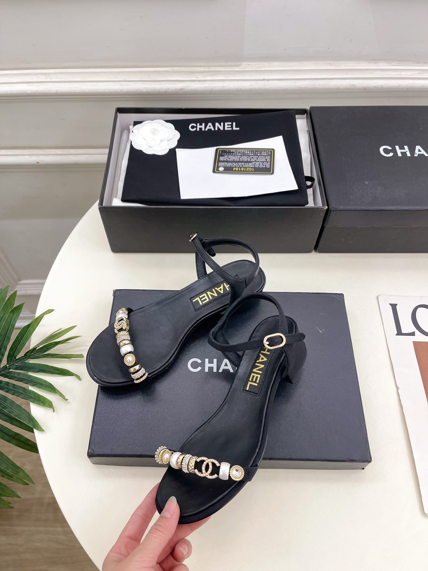 UA Chanel Sandals