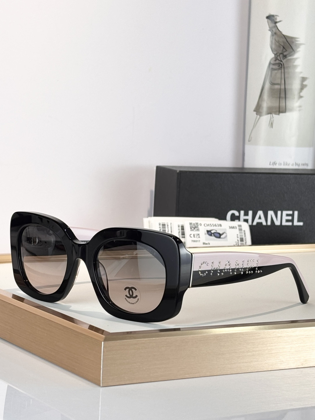 Ch**el glasses ch5563b 53-21-140