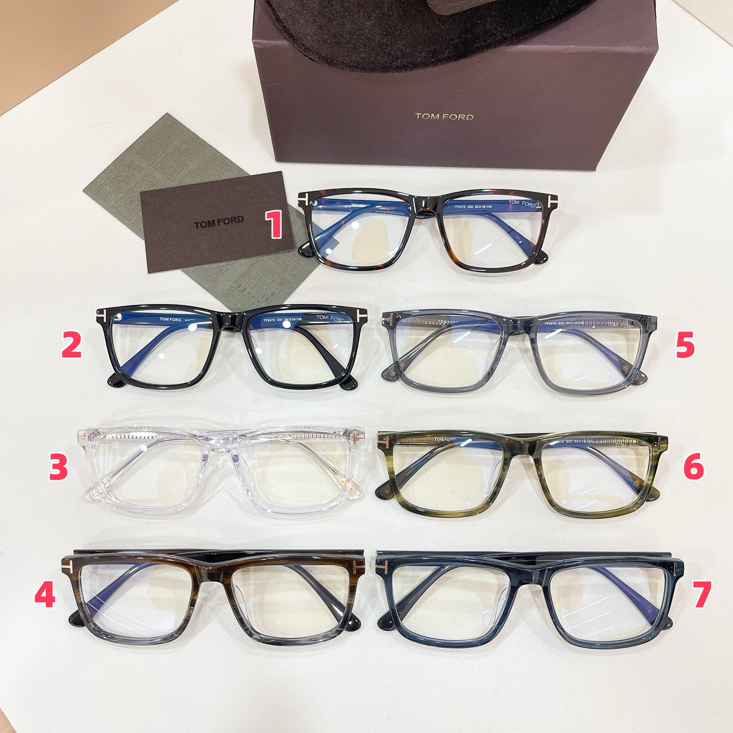 t0m F0rd glasses tf5979 54-19-145