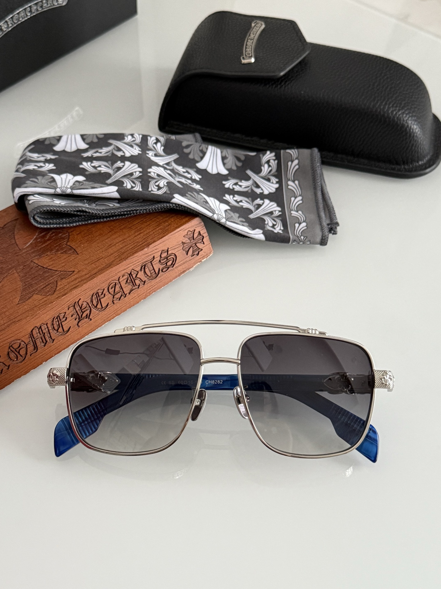 Ch*0me He**ts glasses ch8282 60-16-154