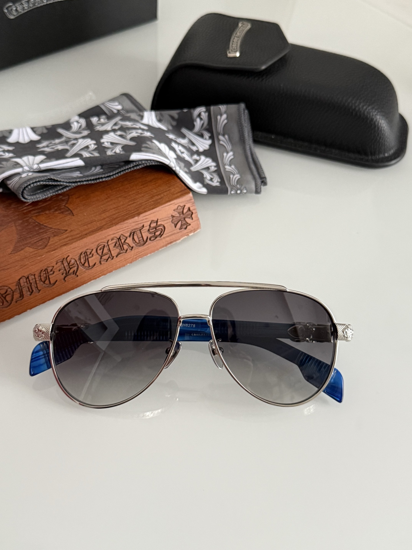 Ch*0me He**ts glasses ch8278 62-14-154
