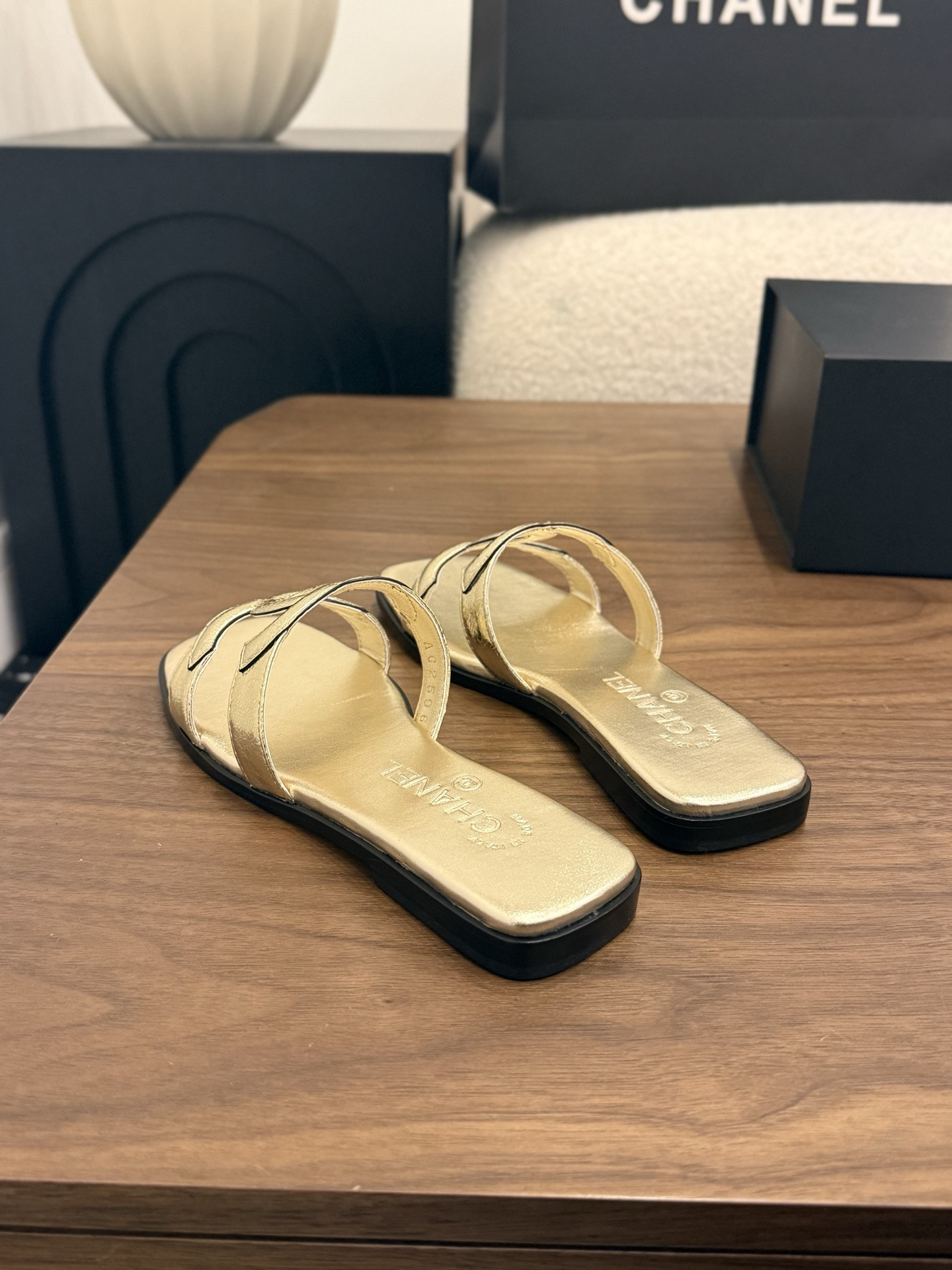 UA Chanel Honey Slippers