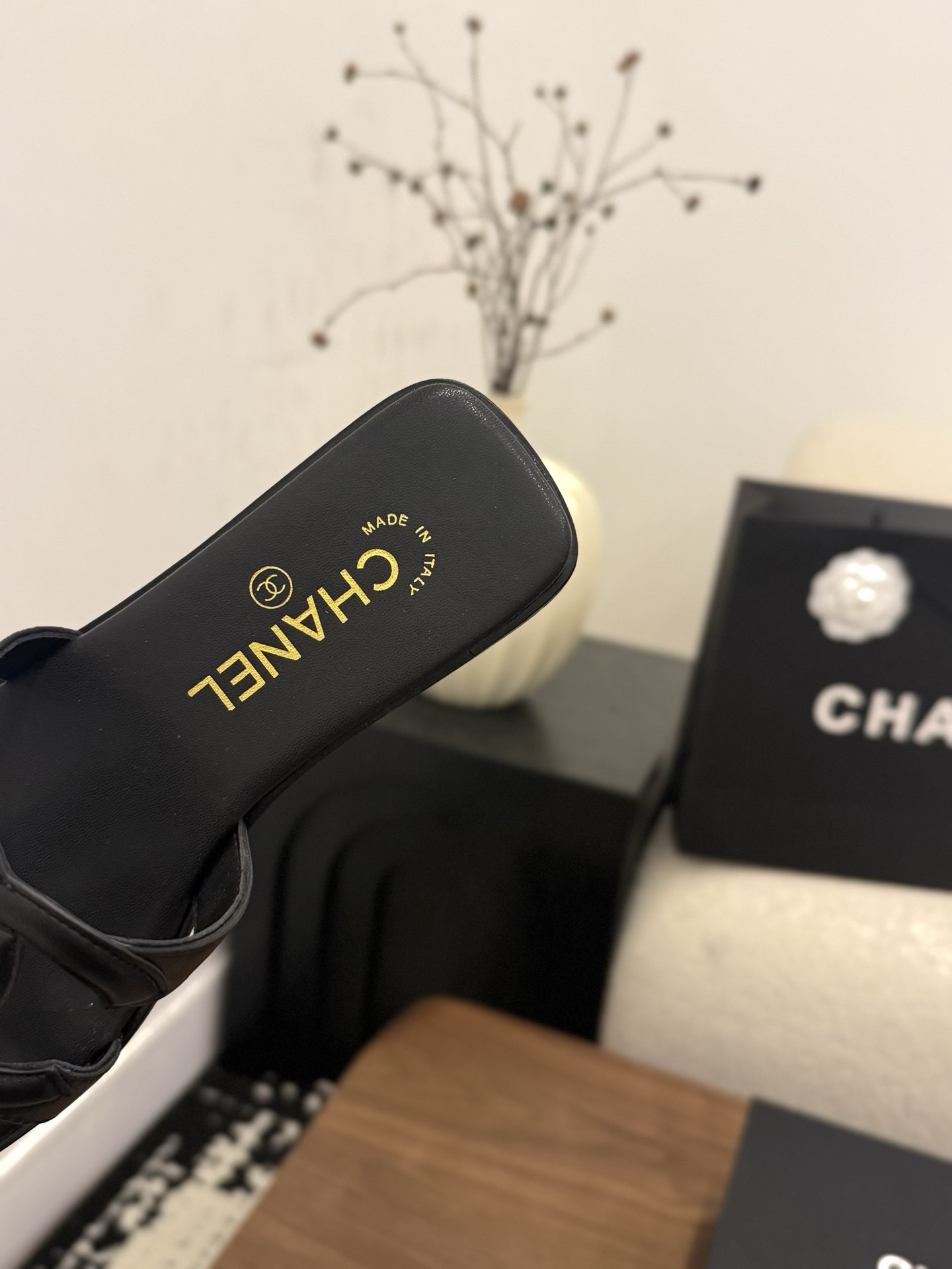 UA Chanel Honey Slippers