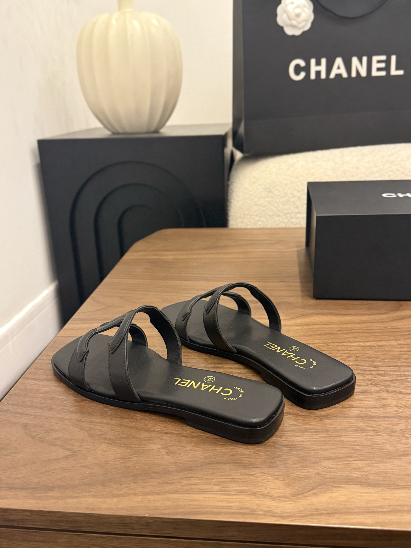 UA Chanel Honey Slippers