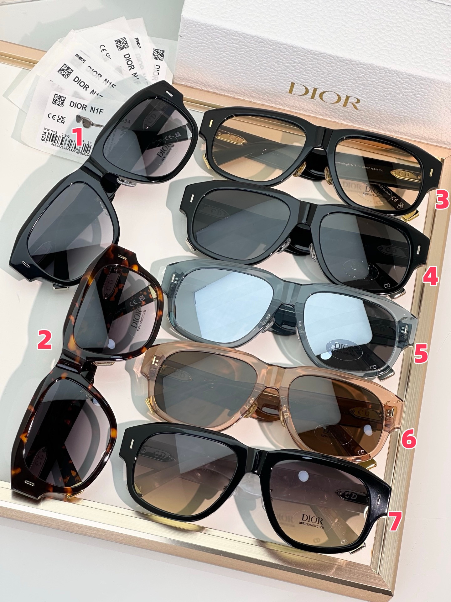 D10r glasses midnight n1f 58-19-150