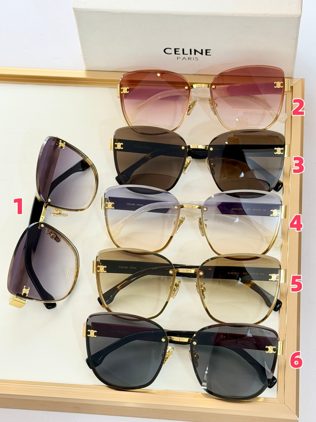 Ce1i*e glasses cl42122u 61-16-145