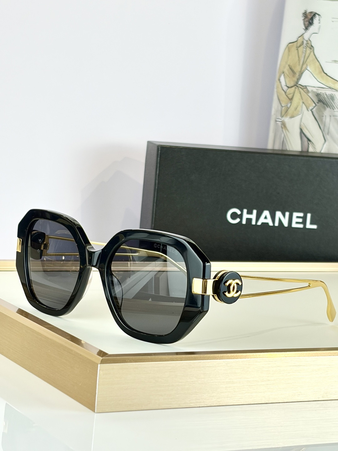 Ch**el glasses ch5513-h 55-20-135