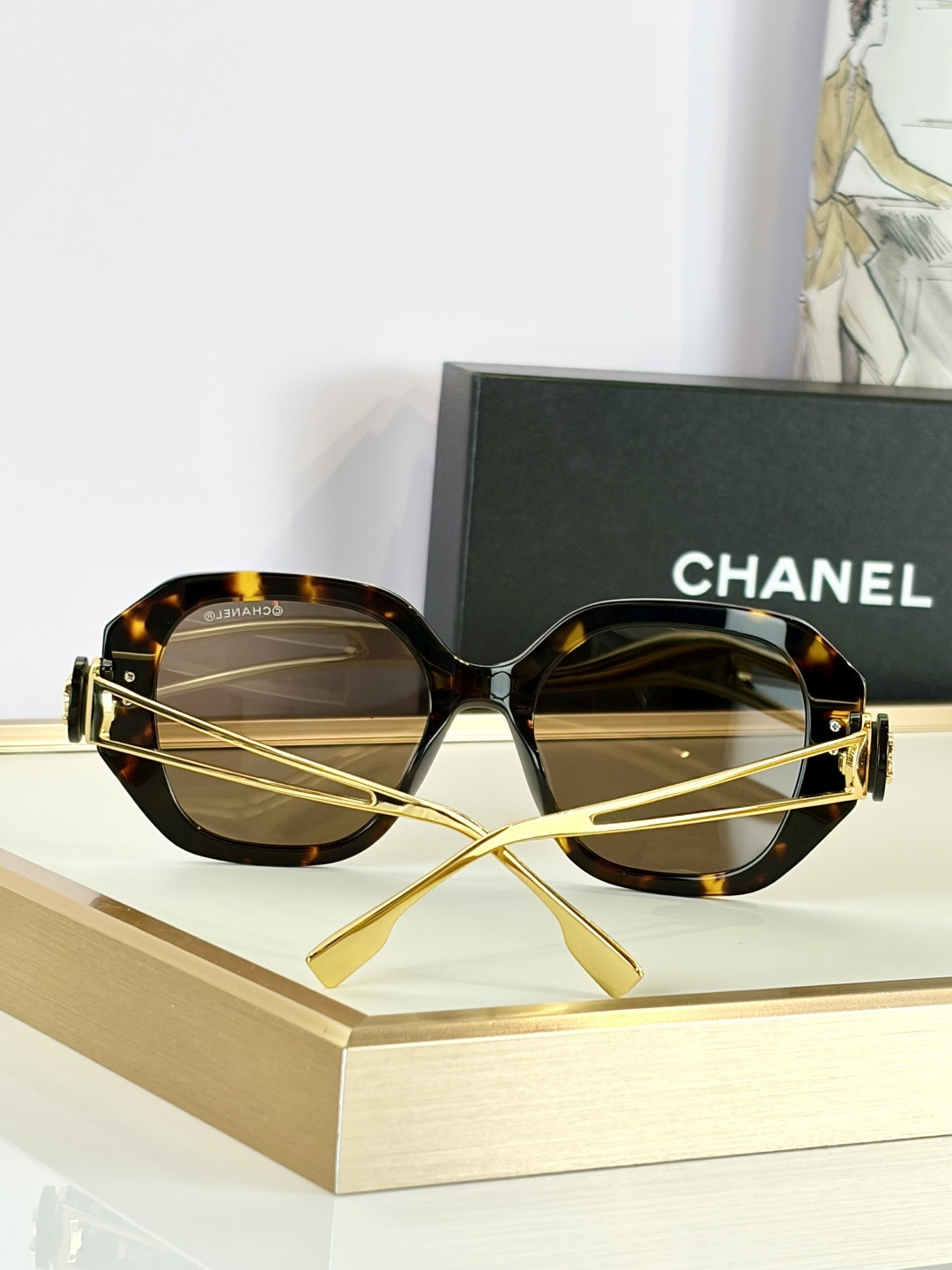 Ch**el glasses ch5513-h 55-20-135