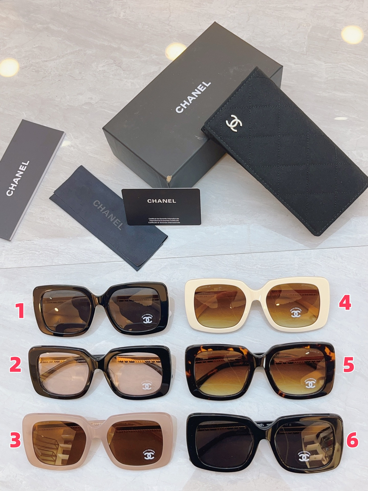 Ch**el glasses ch6047 55-15-145
