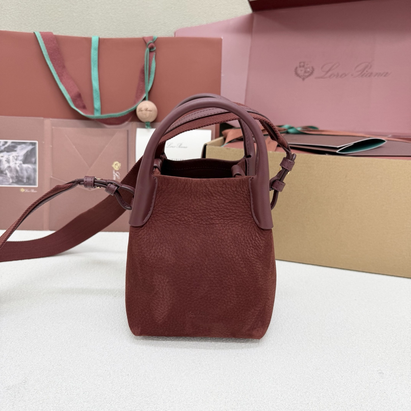 Loro Piana Micro Bale bag 13x13x16cm