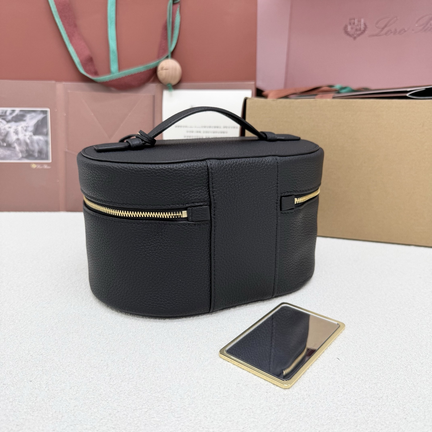 Loro Piana Extra Vanity Case 21x15x12cm