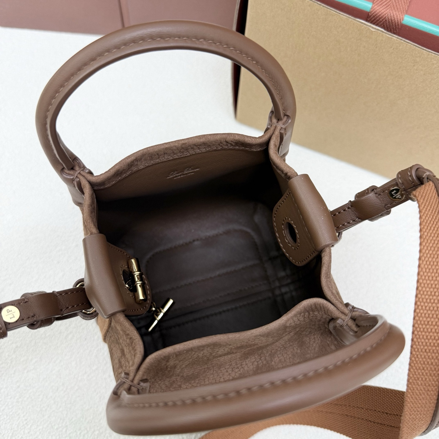 Loro Piana Micro Bale bag 13x13x16cm