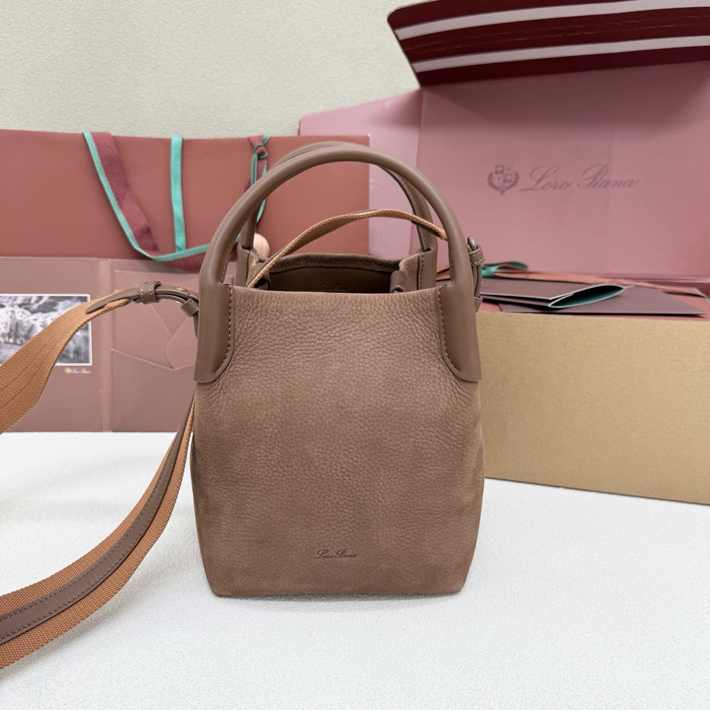 Loro Piana Small Bale Bag 17x20x17cm