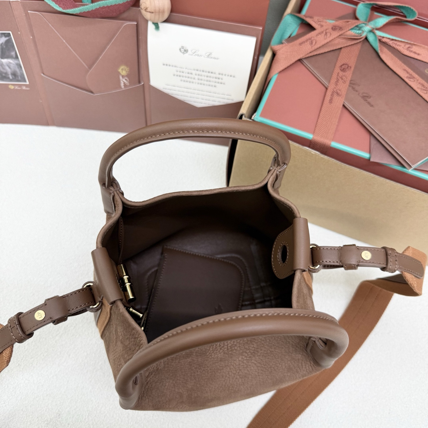 Loro Piana Small Bale Bag 17x20x17cm