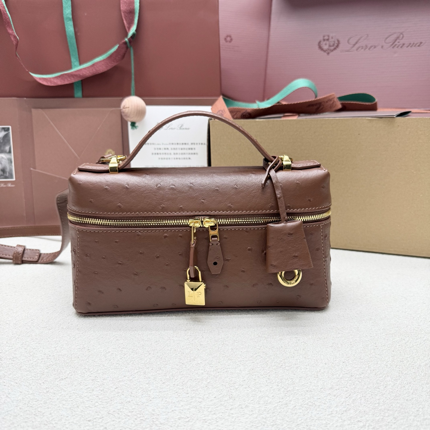 Loro Piana Extra Bag L23 23x12x7cm