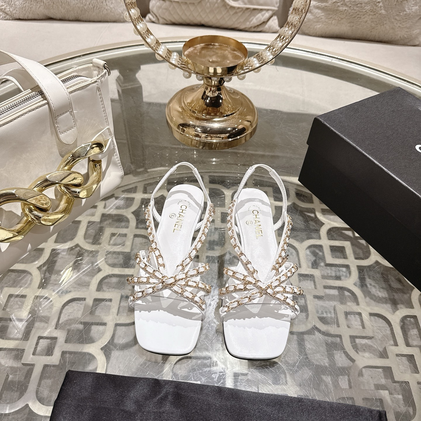 UA Chanel Sandals