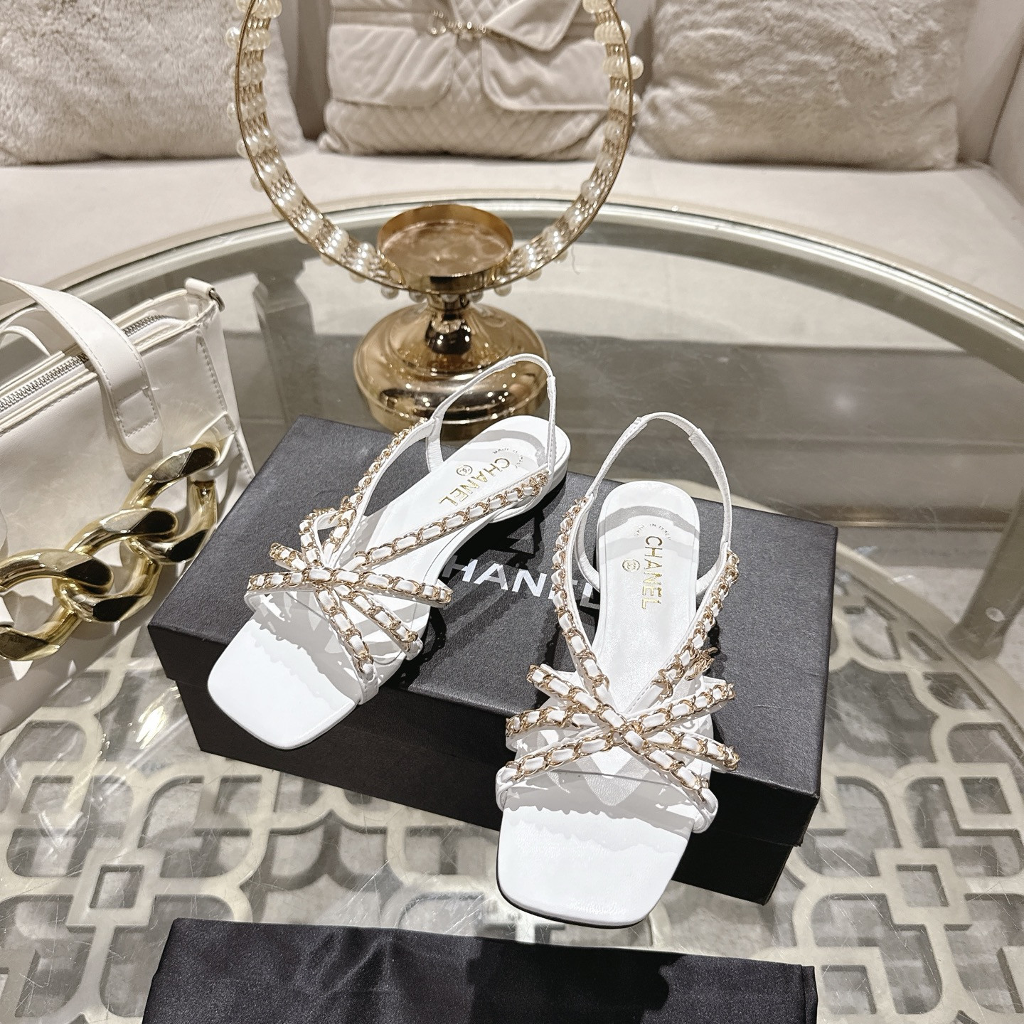 UA Chanel Sandals
