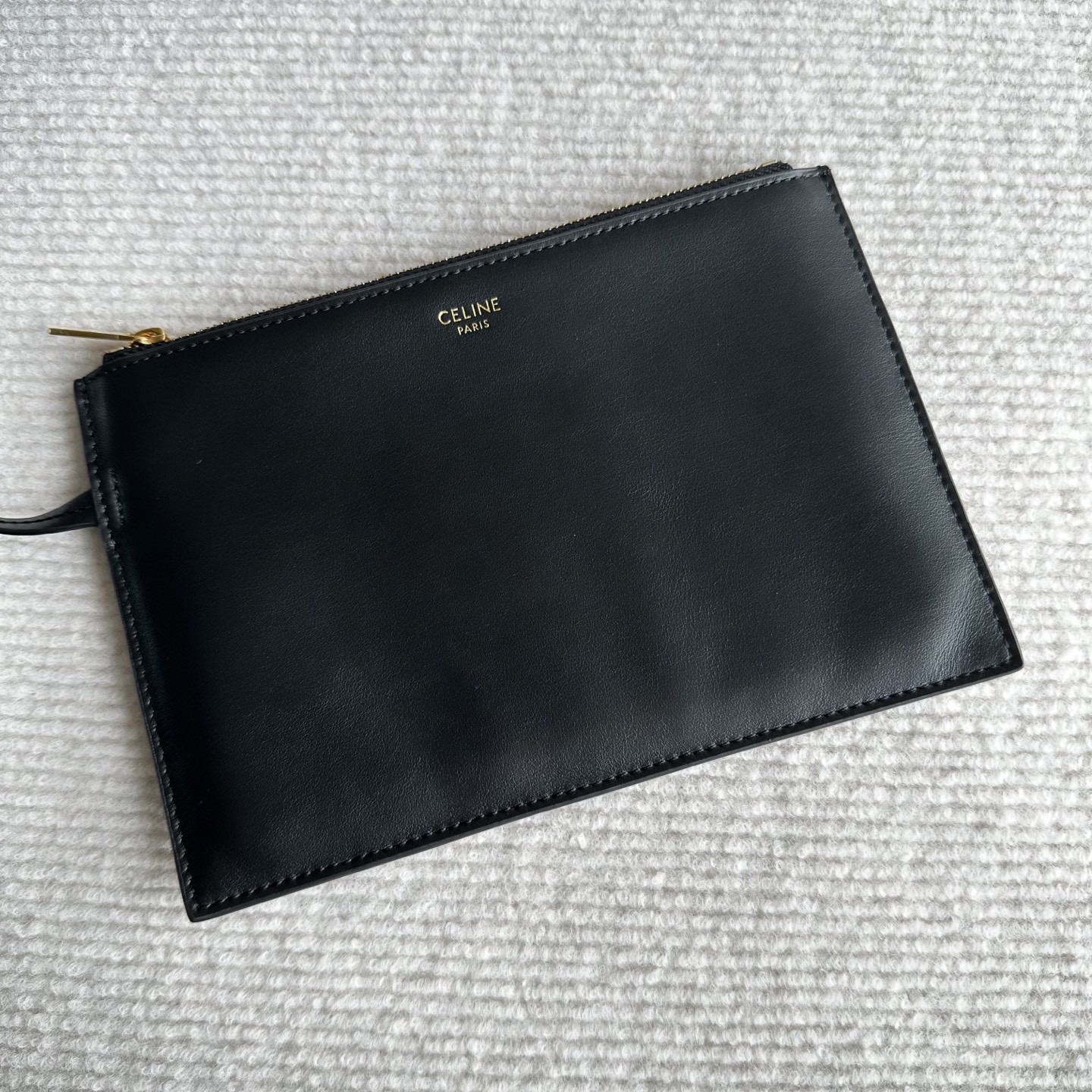 Celine LOUISE medium bucket bag made of plant materials and cow leather 23.5x24x16cm