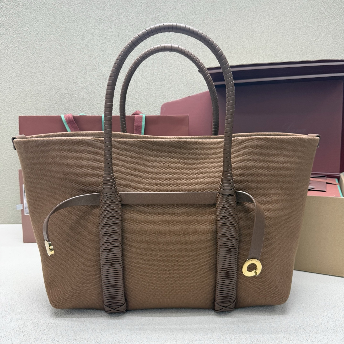 Loro Piana Large Ghiera Shopper 40x26x18cm