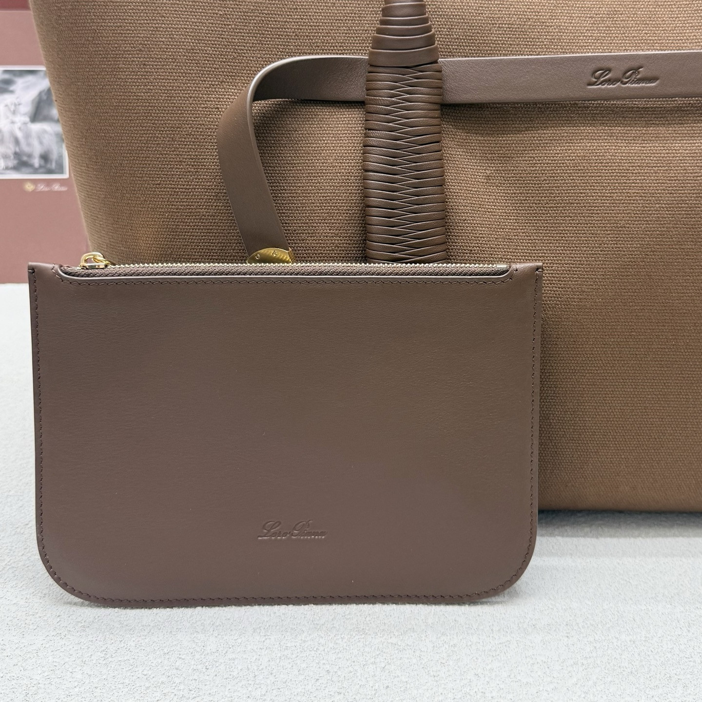Loro Piana Large Ghiera Shopper 40x26x18cm